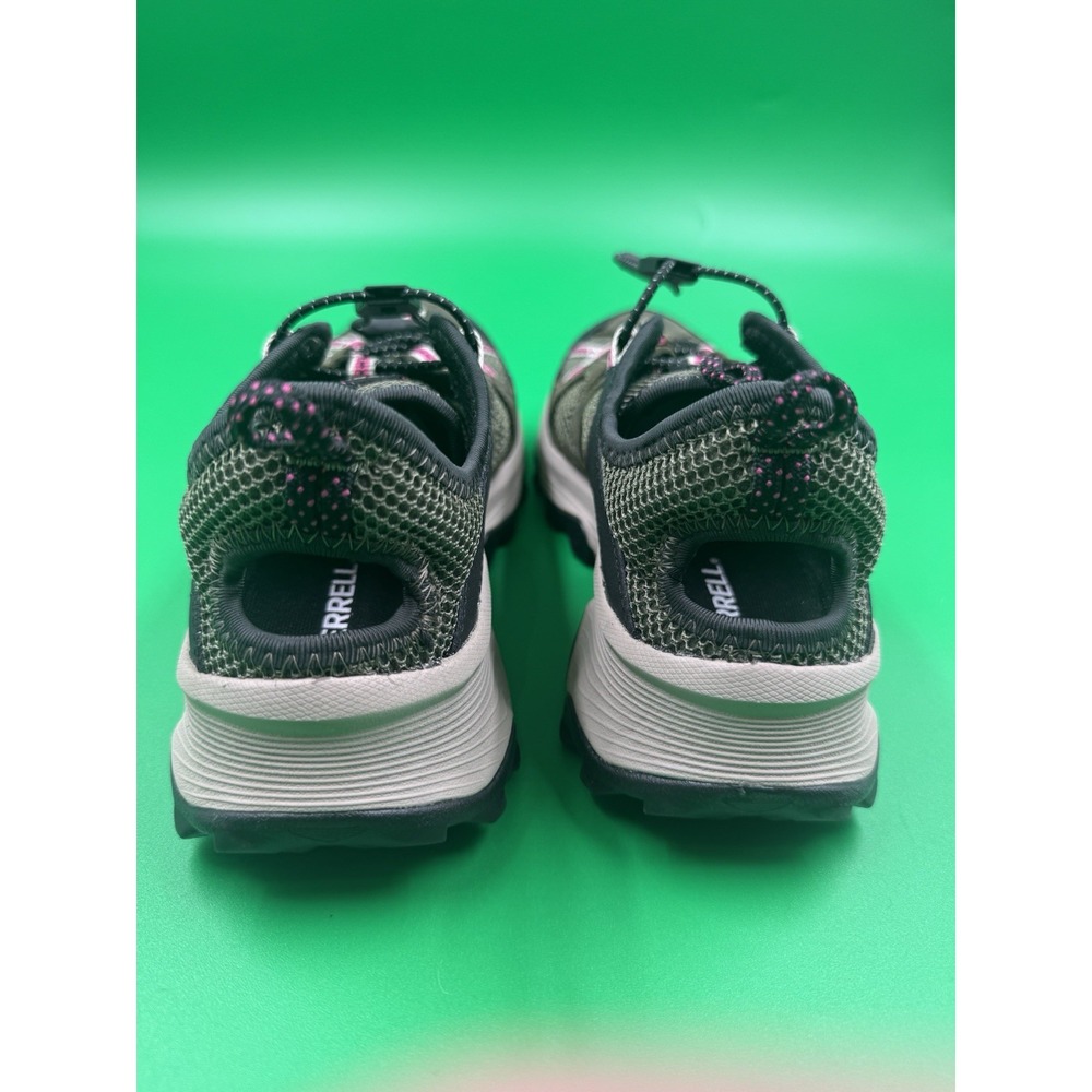 Merrell Women's Hydro Moc hiking water shoes olive green pink mesh slip on sz 7 - Picture 2 of 6